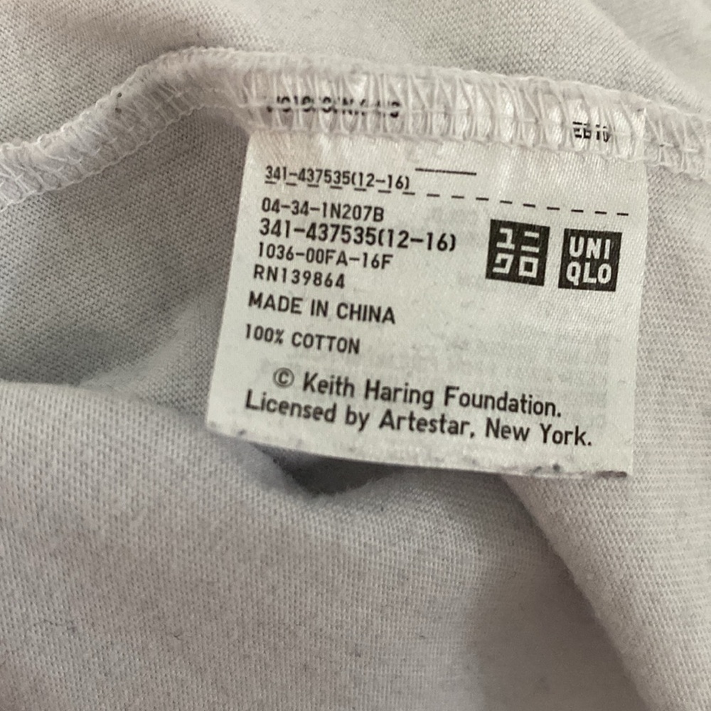 Uniqlo Keith Haring x Tokyo Keon Street Graphic Tee Shirt - Size Medium. - Picture 6 of 7